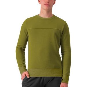 Castelli 4523560-592 Logo Sweatshirt Lange Mouw Unisex Avocado Green Maat XL