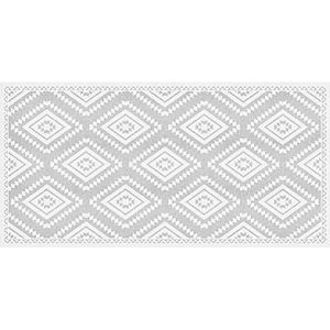Laroom Vinyl tapijt voor keuken, Marrakech, grijs, 50 x 100 x 0,3 cm