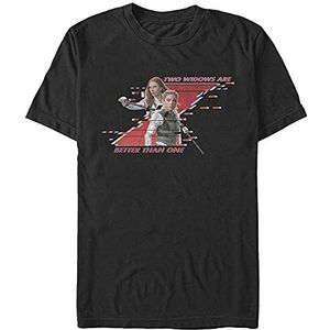 Marvel Black Widow - Better Than One Unisex Crew neck T-Shirt Black XL