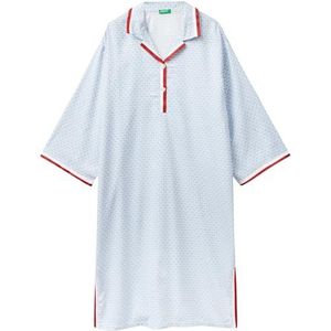 United Colors of Benetton Nachthemd M/L 41HH3C003, lichtblauw 61R, S Dames, Lichtblauw 61R, S