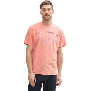 TOM TAILOR T-shirt voor heren, 12642 - Hazy Coral Rose, XL