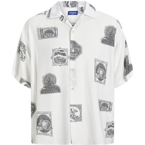 Jorgramercy AOP Resort Shirt Ss, cloud dancer, L
