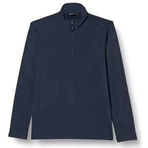 CMP Heren Pile Tinta Unita Softech shirt met lange mouwen, zwart blauw, 46