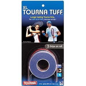 Tourna Tuff 3 Pack, Handelsmerk Blauw, (TUFF-1-XL)