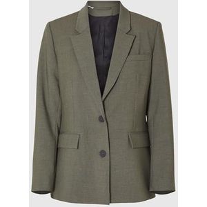 SELECTED FEMME SLFRITA LS CLASSIC BLAZER MEL NOOS, Kalamata/Detail: melange, 38