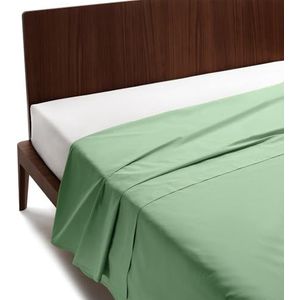 Guzzini Classic Bedlaken voor Frans bed, katoen, 180 x 280 cm, 100% percale, OekoTex gecertificeerd, fris en ademend, zacht en duurzaam