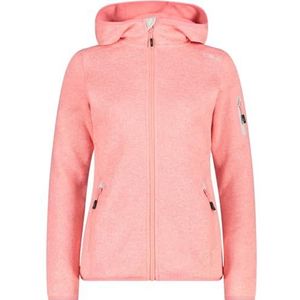 CMP Dames Knit-Tech jas met vaste capuchon, 3:19826 fleecejack dames