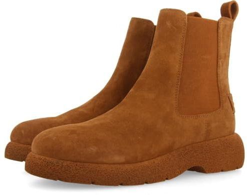 Gioseppo - Presov - Chelsea Boots - Tan - Suède Leer