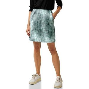 Street One Bouclè rok voor dames, lagunegroen, 34W