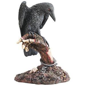 Design Toscano CL54062 Zombiebeeldje, met baars tot een raf, meerkleurig, 15 x 19 x 26,5 cm