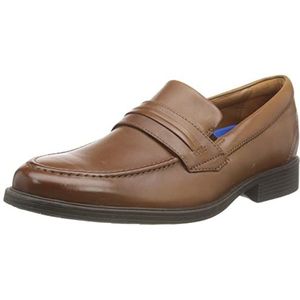 Clarks Whiddon Loafer Mocassin voor heren, bruin, 41.5 EU