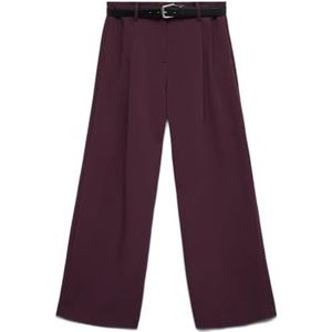 VERO MODA Vmmichell Mw Wide Belted Pant, Winetasting, 40W / 30L