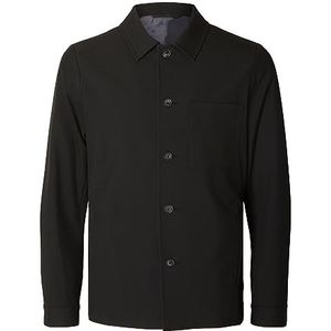 SELECTED HOMME Male Blazer Hybrid, zwart, L