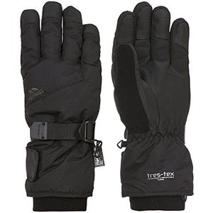 Trespass Ergon II, zwart, XL, warm gewatteerde waterdichte handschoenen voor volwassenen, uniseks, X-Large, zwart
