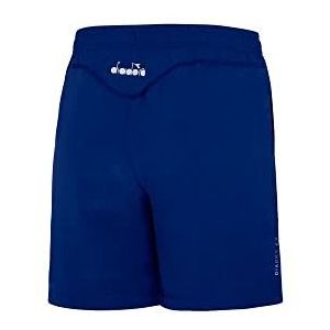 Diadora jongens, Court Shorts donkerblauw, wit, S bovenkleding, S