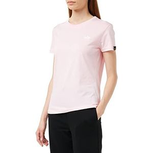 Alpha Industries Basic T Small Logo T-shirt voor dames Pastel Pink