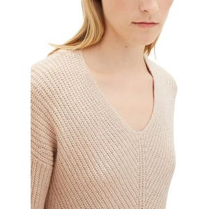 TOM TAILOR - 1039242 - Damessweater - Doeskin Melange