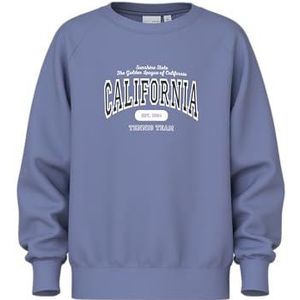 NAME IT - NKFVENUS - Sweatshirt - Marine - Zwart - Wit