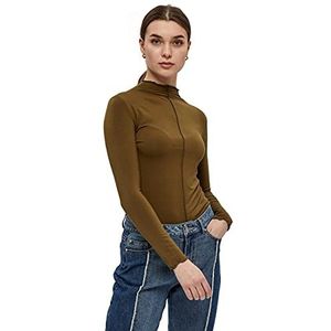 Desires Damen Giselle T-Shirt Mit Langem Arm 3611 MILITARY OLIVE L