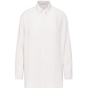 Seidensticker Dames Regular Fit Blouse met lange mouwen, Off-White, 34, off-white, 34