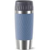 Emsa Travel Mug Easy Twist Isoleerbeker Blauw 360ml