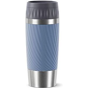 Emsa N2011800 Travel Mug Easy Twist Thermobeker, 360 ml, Aqua-Blauw