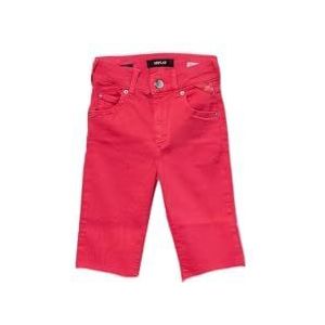 Replay Nellie Hyperflex Colour X-Lite Skinny jeans met hoge taille voor meisjes, 061 Hibiscus, 12 Jaren