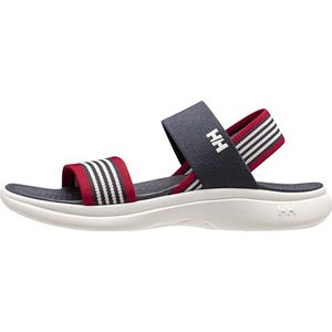 Helly Hansen - 11792 Risor Sandalen - Marineblauw - Leer - Plat - Klittenband