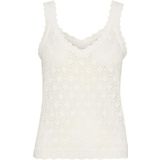 Kaffe, Dames, Tops, Wit, Maat: M Katoen,