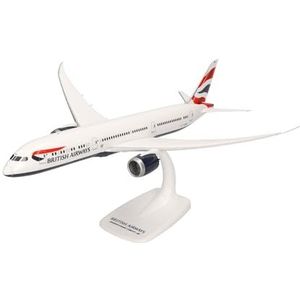 herpa Snap-Fit modelvliegtuig Boeing 787-9 British Airways - Dreamliner, vliegtuig, miniatuur op schaal 1:200, verzamelstuk, model met standaard, kunststof