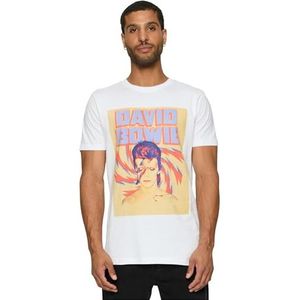 Merchcode David Bowie - Star Dust Heren T-shirt - Wit