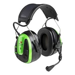 3M PELTOR WS ALERT XPV Headset App, Groen, Hoofdband, Zonne-energie, MultiPoint Bluetooth, MRX21A1WS7