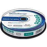 MediaRange DVD+R Double Layer 8.5Gb|240min 8-voudige schrijfsnelheid, volledig bedrukbaar, 10-delige Cakebox