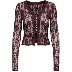 Onlalba - Vest - V-Hals - Lange Mouwen - Cropped