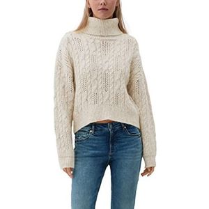 Q/S designed by Dames 2119042 gebreide trui, wit, M