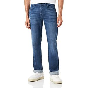7 For All Mankind Regular Slim Jeans voor heren, Blauw (Midblauw 0bd), 34W / 32L