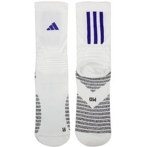 adidas Hombre Crew Socks, white/team colleg purple, 6.5-8