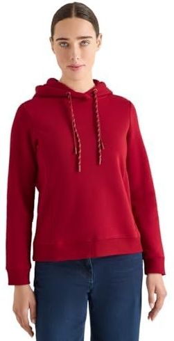 Cecil - Hoodie - Beaujolais Red - Met Capuchon