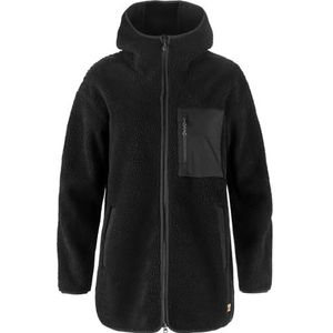 Fjällräven - Vardag Pile Fleece Long - Fleece Trui - Zwart - 100% Gerecycled Polyester