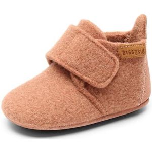 Bisgaard Baby Wool pantoffels voor meisjes, roze, 25 EU