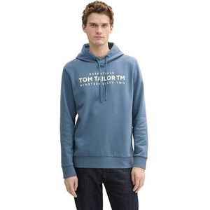 TOM TAILOR Sweatshirt voor heren, 36985 - Mystical Blue, XXL