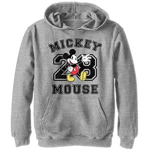 Disney Mickey Mouse Collegiate Hoodie voor jongens, Sportief Heather, M