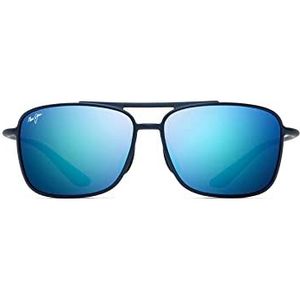 Maui Jim Heren B437-03M zonnebril, Azul Mate, 61/15/140