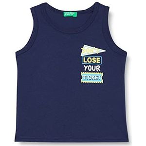 United Colors of Benetton Tanktop voor kinderen en jongens, blauw 252, 3 maanden