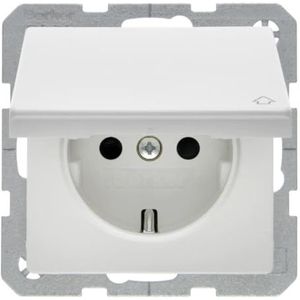 Berker SCHUKO-contactdoos 47516089 m.klapdeksel Q.1 contactdoos 4011334313328