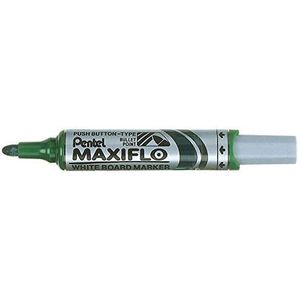 Pentel Maxiflo Drywipe Marker Pen - Groen, Doos van 12