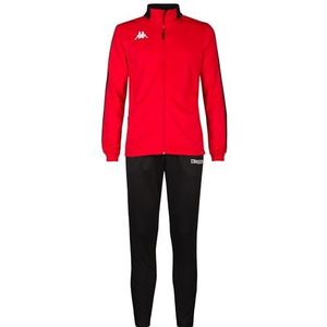 Kappa Salcio TKS trainingspak voor heren, rood/zwart, maat M