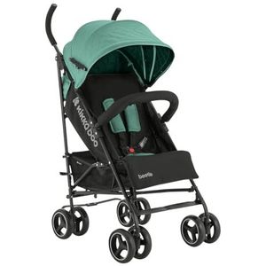 KikkaBoo BEETLE Kinderwagen, kinderwagen tot 22 kg, opvouwbaar, licht, compact, mintgroen