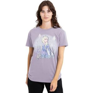 mandarin creative ltd Frozen Believe in Yourself with Elsa dames T-shirt, lavendar, klein, Lavendel, S