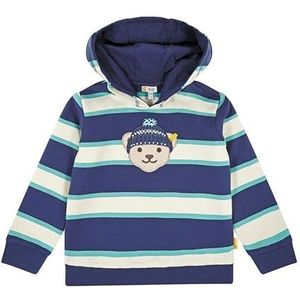 Steiff Sweatshirt met capuchon voor jongens, Crown Blue., 92 cm